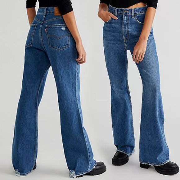 NWT Levi’s 70s High Rise Flare Sonoma Step Jeans Size 24 x 32